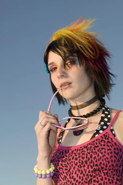 Young Punk Woman — Stock Photo, Image