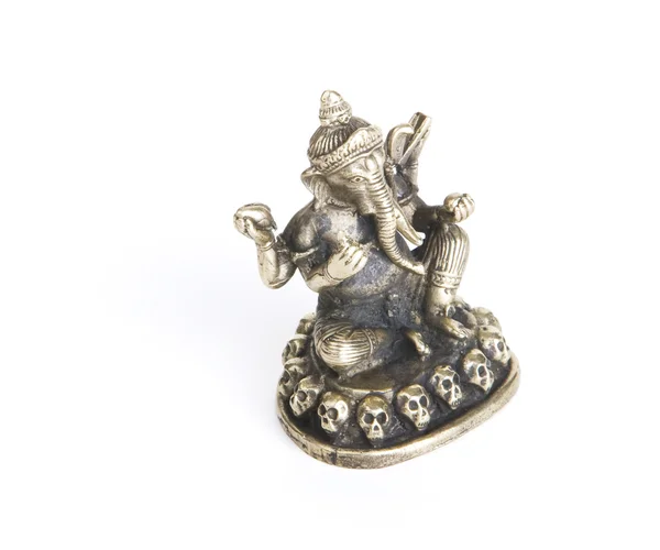 Ganesh auf weißem Hintergrund — Stockfoto