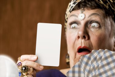 Falcı boş tarot kartı
