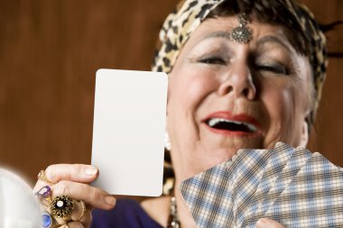 Falcı boş tarot kartı