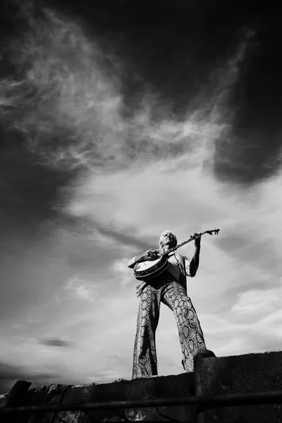 Banjo-Spieler — Stockfoto