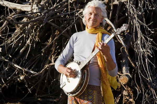 Banjo-Spieler — Stockfoto