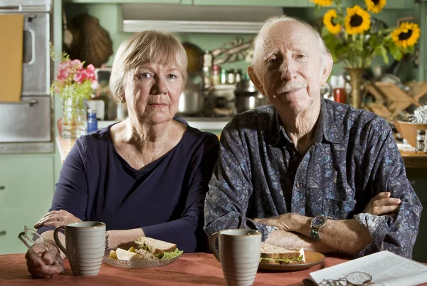 Portrait de couple de personnes âgées — Photo