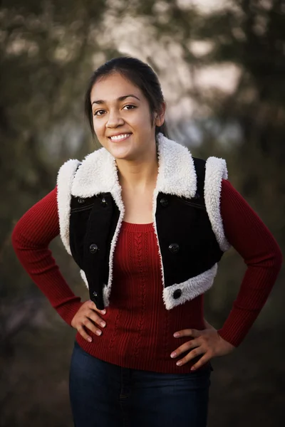 Pretty Hispanic Teenager — Stock Photo, Image