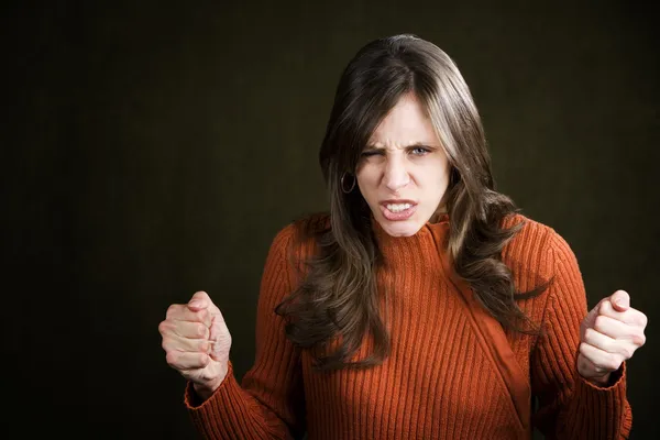 Jeune femme frustrée — Photo