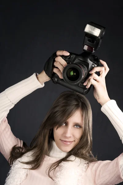 Pretty Photographer — Stock Photo, Image