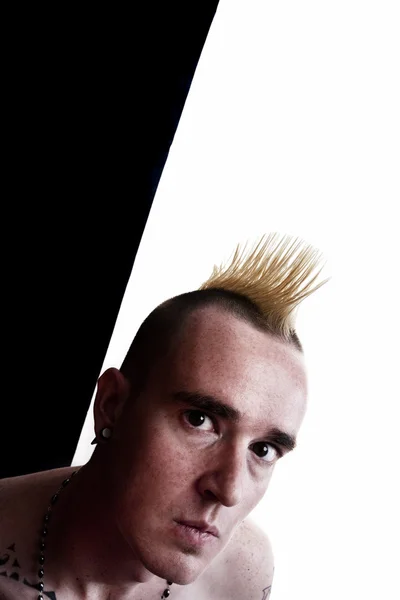 Man with a Mohawk — Stock Photo, Image