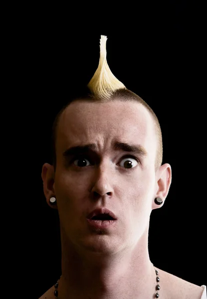 Man med mohawk — Stockfoto