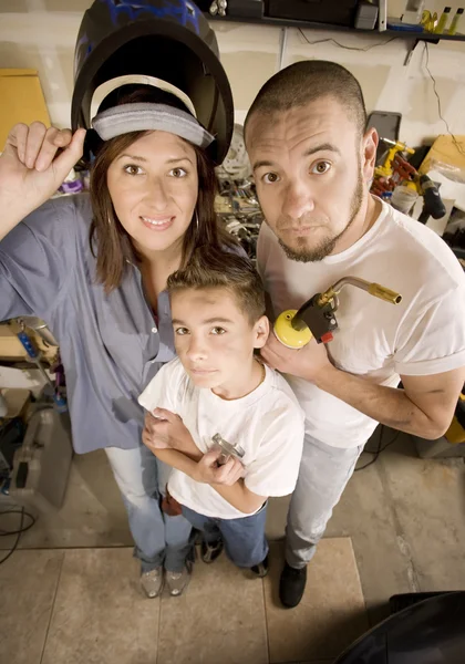 Do-It-Yourself family — Stock Photo, Image