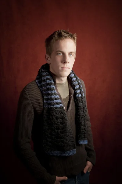 Portrait of handsome young man — Stock Photo, Image