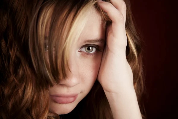 Closeup of Pretty Young Girl — Stock Photo, Image