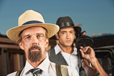 1920'lerde döneminde gangsterler çifti