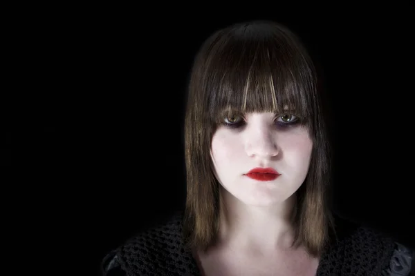 Scary Young Girl — Stock Photo, Image