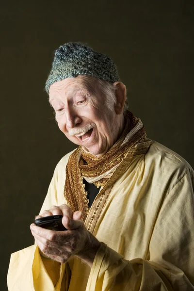 Mobiltelefon guru — Stockfoto