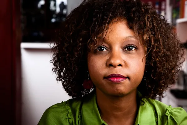 Afro-Amerikaanse vrouw. — Stockfoto