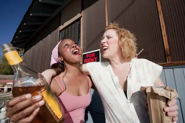 Drunk Women — Stock Photo, Image