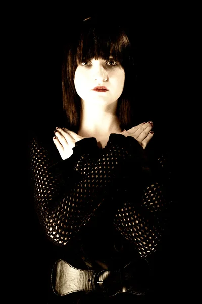 Goth flicka — Stockfoto