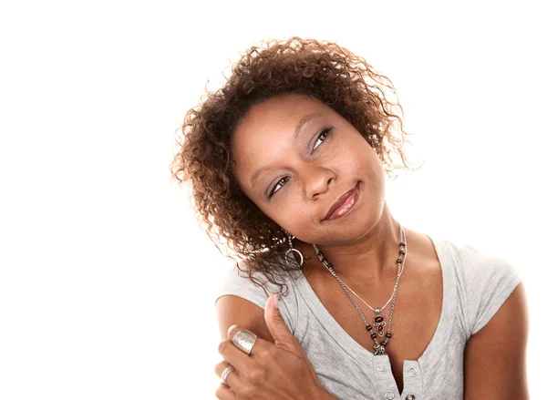 Afro-Amerikaanse vrouw. — Stockfoto