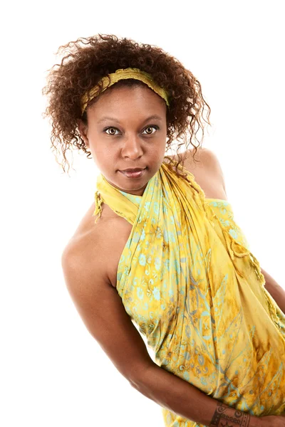Bayağı bir Afrikalı-Amerikalı kadın — Stok fotoğraf