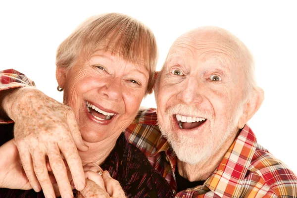 Feliz pareja de ancianos —  Fotos de Stock