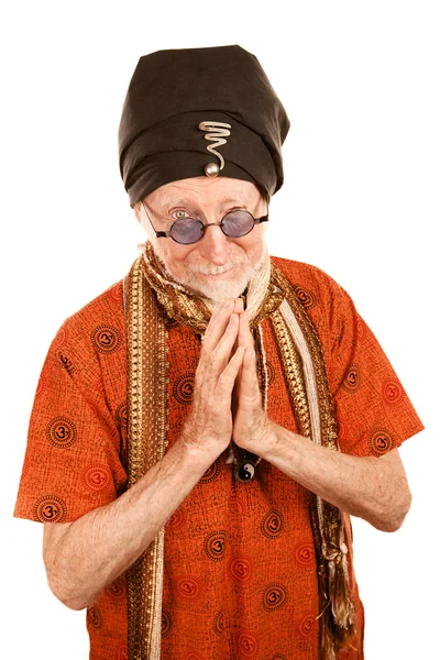 New Age Man Giving Blessing — Stock Photo, Image