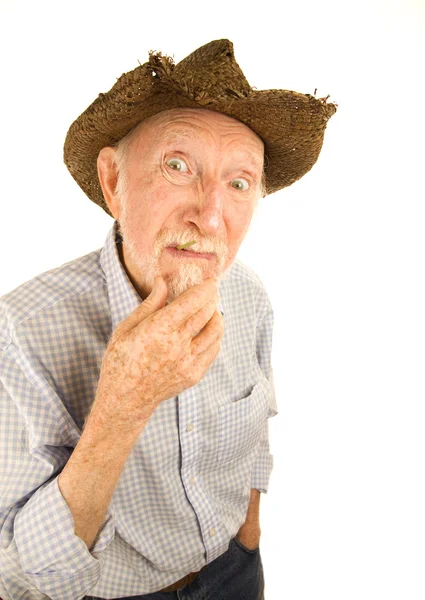 Komuta sizde hasır şapkalı