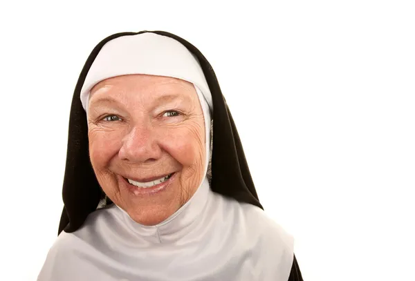 Lustige Nonne — Stockfoto