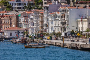 VIew of Istanbul from Bosphorus Strait clipart