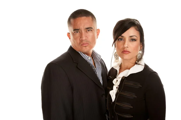 Hispanic professional couple — Stock Photo, Image