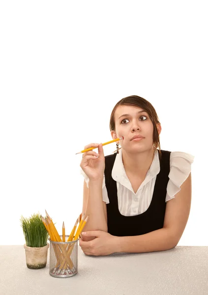 Trabajador de oficina aburrido — Foto de Stock