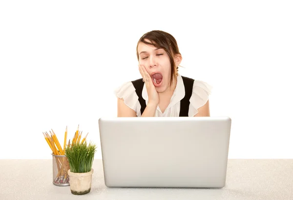 Bored office worker — Stock Photo, Image