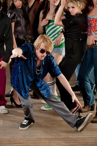 Break dancing pose — Stock Photo, Image