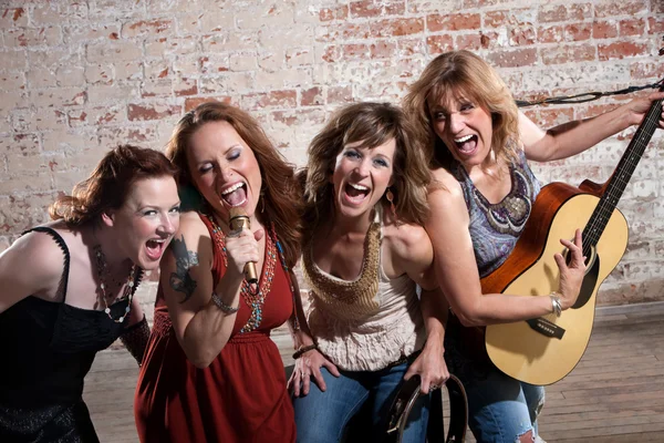 Female musicians — Stock Photo, Image