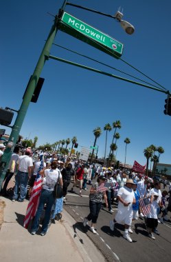 Arizona Göç Sb1070 protesto mitingi