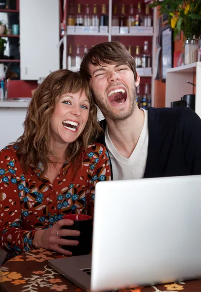 Pareja sonriente — Foto de Stock