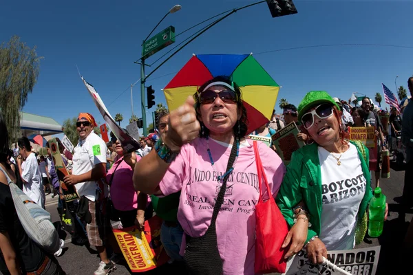 Arizona Immigration SB1070 Protest Rally — Stock Photo, Image