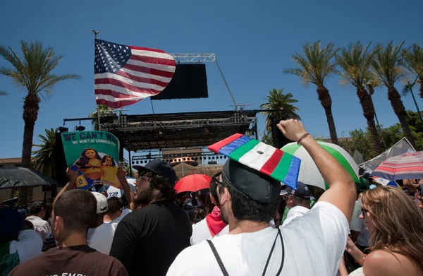 Manifestación de protesta de inmigración SB1070 de Arizona —  Fotos de Stock