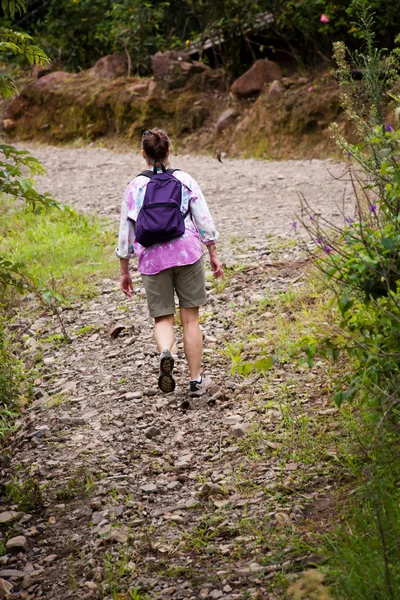 Hiker in Costa Rica — Stock Photo, Image