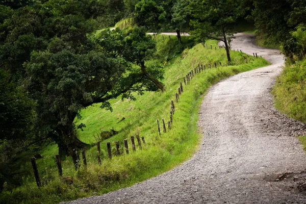 Windy Costa Rica road — Stock Photo, Image