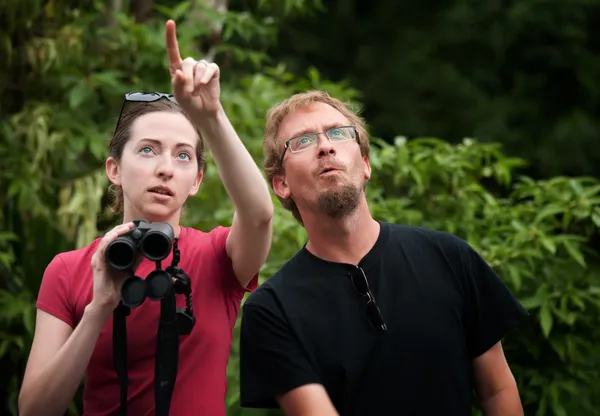 European and American tourists in Costa Rica — Stock Photo, Image