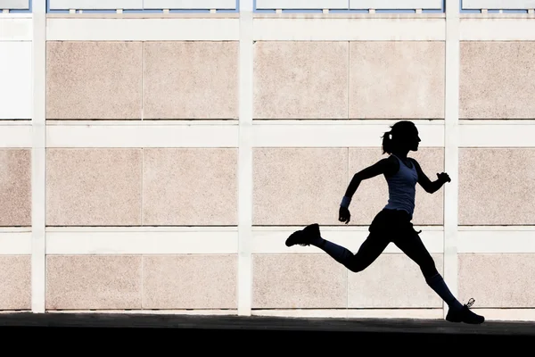 Man runs for exercise — Stock Photo, Image