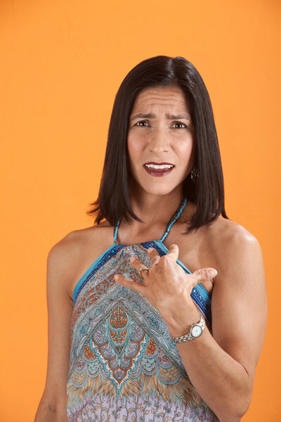 Verbijsterd vrouw — Stockfoto