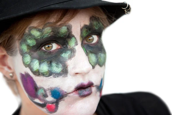 Blommig facepaint — Stockfoto