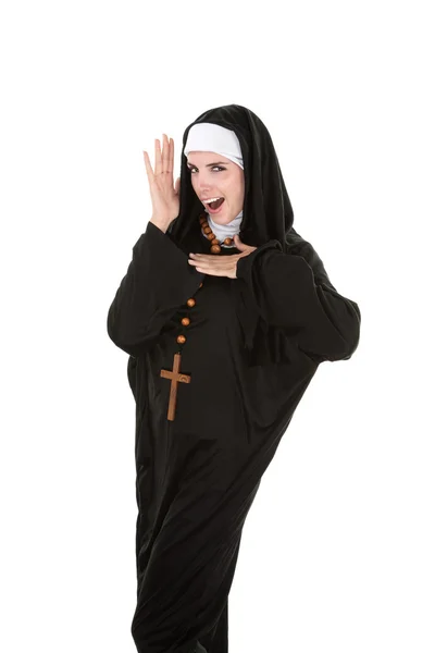 Dancing Nun — Stock Photo, Image