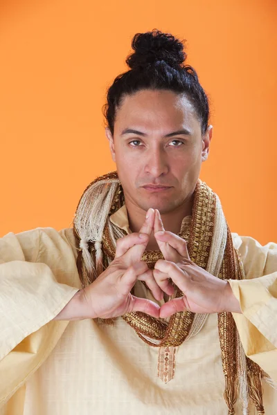 Handsome New Age Guru — Stock Photo, Image