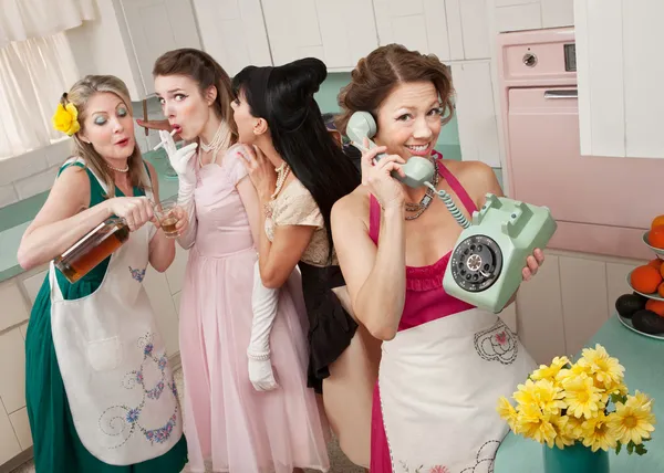 Group Of Retro Housewives — Stock Photo, Image