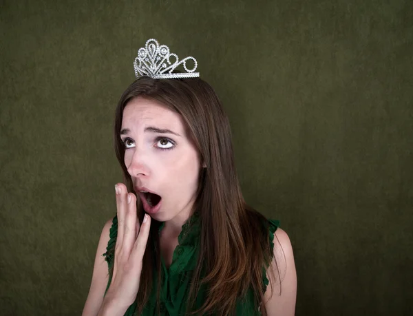 Bored Homecoming Queen — Stock Photo, Image