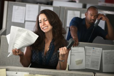 kadın ofis çalışanı