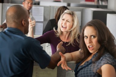 Arguments Between Coworkers clipart