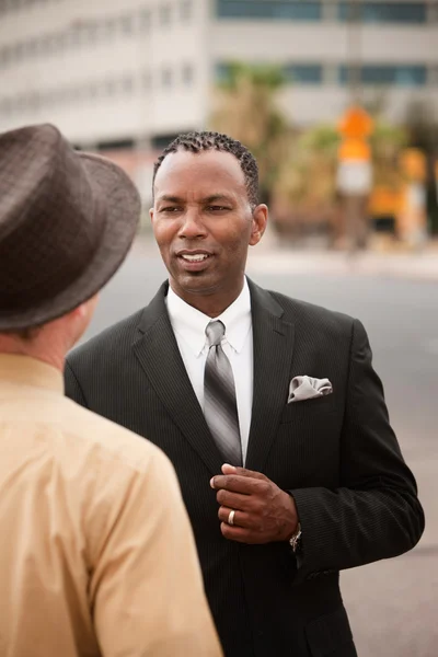 Businessmen Chatting — Stock Photo, Image